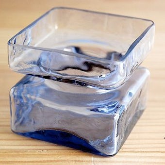 フィンランド/Riihimaen Lasi社/PALAシリーズ/ガラスの花瓶（ライラック）の商品写真