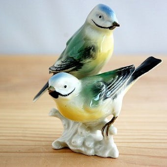 スウェーデンで見つけた小鳥のオブジェ（止まり木）の商品写真