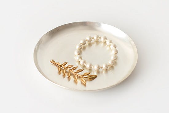 fog linen work/フォグリネンワーク/シルバープレート 円形（M）の商品写真