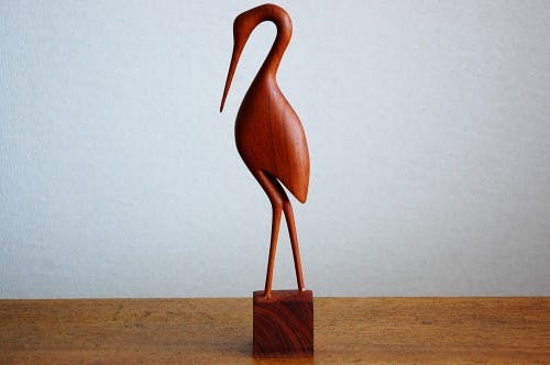 チーク　スウェーデン　置物　ヴィンテージ　北欧　しか　シカ　鹿 チーク スウェーデン 置物 ヴィンテージ 北欧 しか シカ 鹿