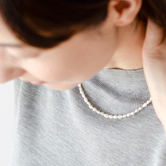 Natully 淡水パール 一連ネックレス 北欧 暮らしの道具店