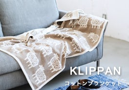 KLIPPAN/クリッパン/コットンブランケットの画像