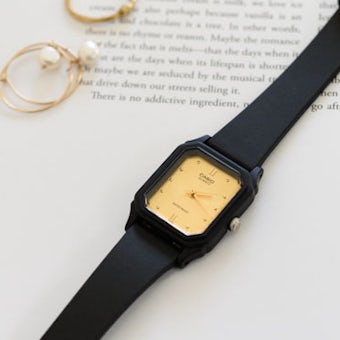 【取扱い終了】CASIO/腕時計/スクエアフェイス/スモール（ゴールド）の商品写真