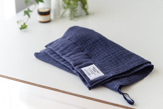 INNER PILE TOWEL / フェイスタオル / ネイビーの商品写真