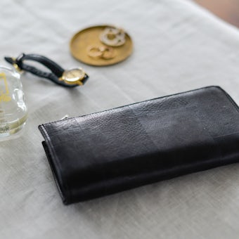 【取扱終了】yes/イエス/スキツギ/長財布（ブラック）の商品写真
