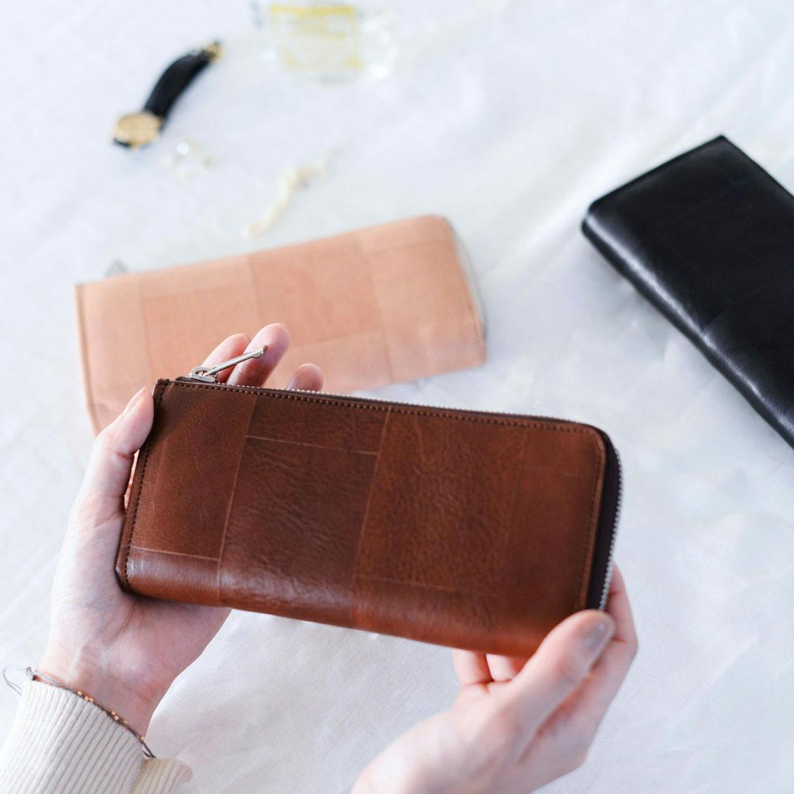 北欧、暮らしのの道具店 yes/イエス/スキツギ/長財布（ブラック） 北欧、暮らしのの道具店 yes/イエス/スキツギ/長財布（ブラック）