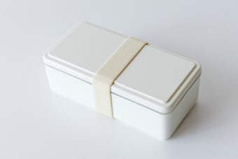 フタが保冷剤になるランチボックス/500ml/ホワイトの商品写真
