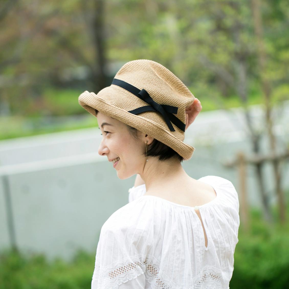 mature ha. / マチュアーハ / BOXED HAT(つば幅11cm)/ ペーパー
