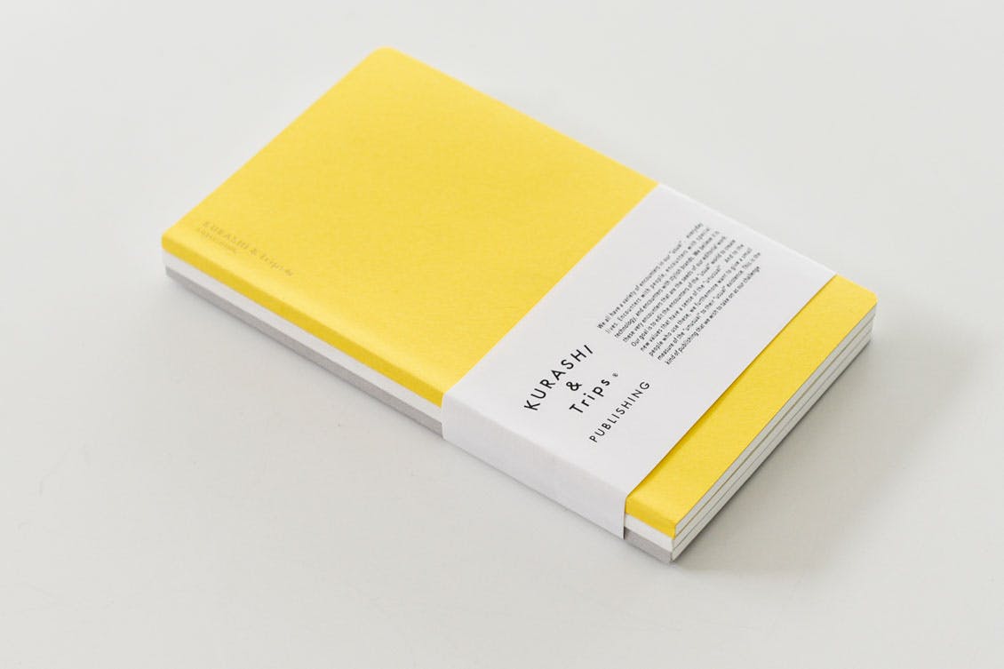 「クラシ手帳」サイズのスリムノート（3冊セット）の商品写真