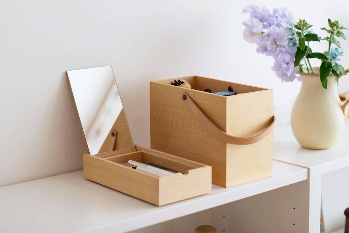 木製のおしゃれなメイクボックス/ KURASHI&Trips PUBLISHING - 北欧 
