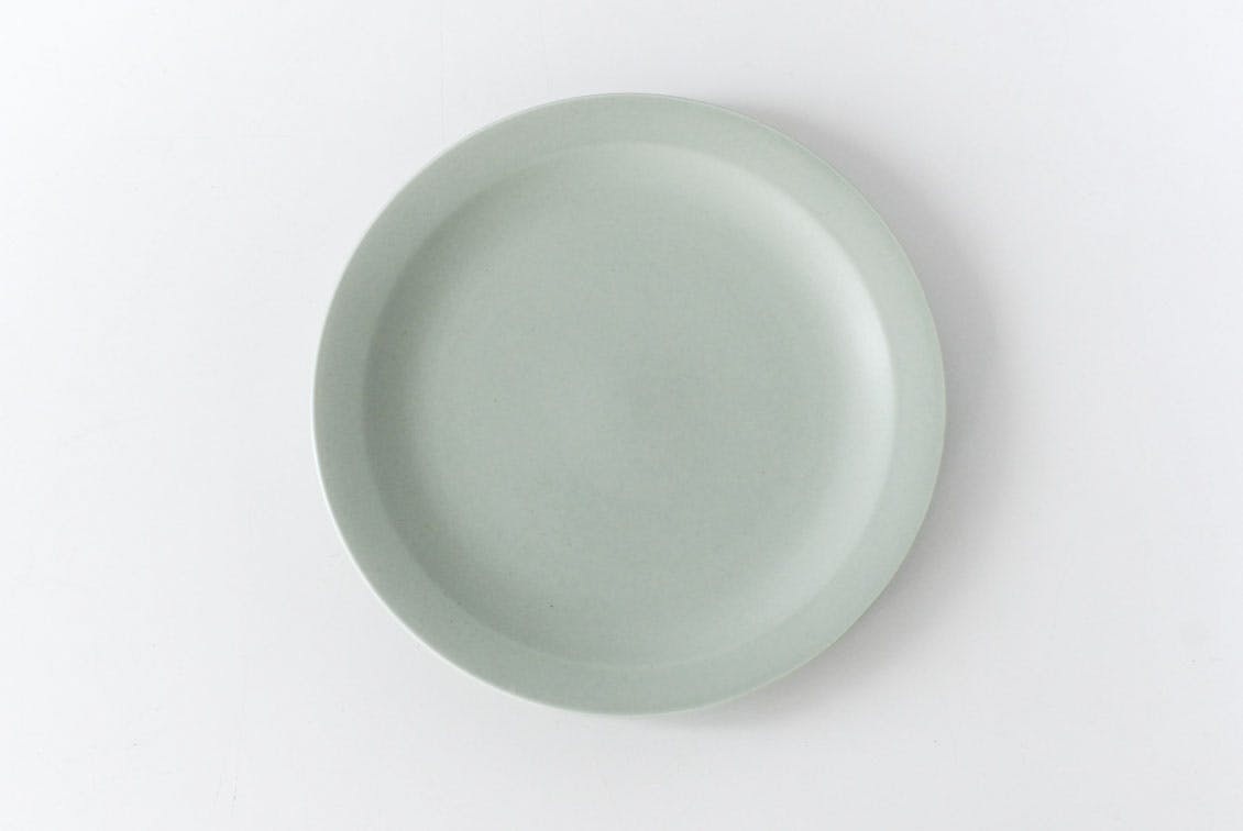 KANEAKI SAKAI POTTERY/カネアキサカイポタリー/美濃焼/プレート 22cm（ペールグリーン）の商品写真