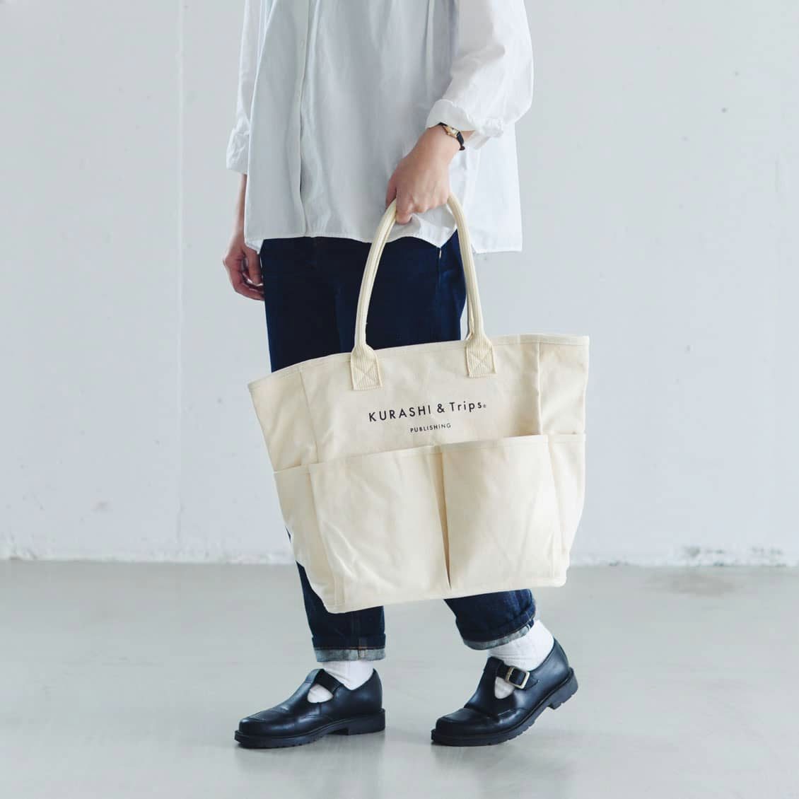 キャンバストート / レギュラーサイズ / VegieBAG×KURASHI&Trips キャンバストート / レギュラーサイズ / VegieBAG×KURASHI&Trips