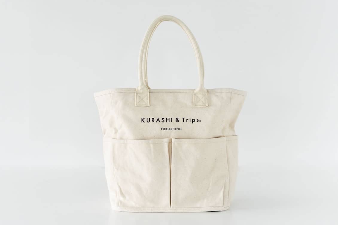 キャンバストート / レギュラーサイズ（生成り）/ VegieBAG×KURASHI&Trips PUBLISHINGの商品写真