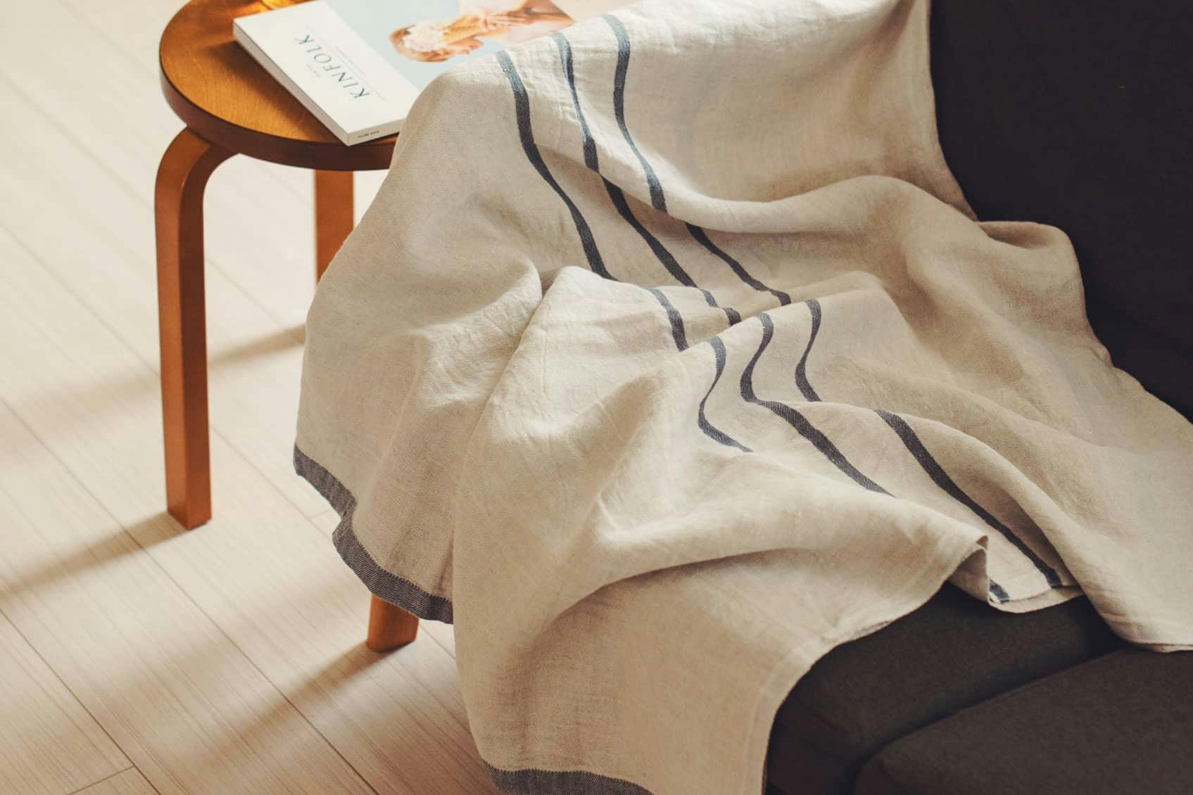 【今季終了】LAPUAN KANKURIT/ラプアン カンクリ/USVA/マルチユースタオル (W95×H180) グレーの商品写真