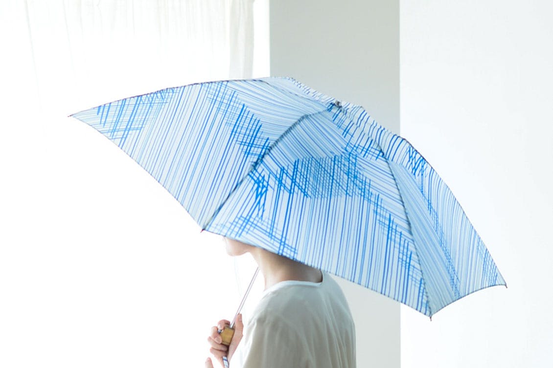 【取り扱い終了】折りたたみ傘 / 晴雨兼用 / サトウアサミ×KURASHI&Trips PUBLISHING（Flow）の商品写真