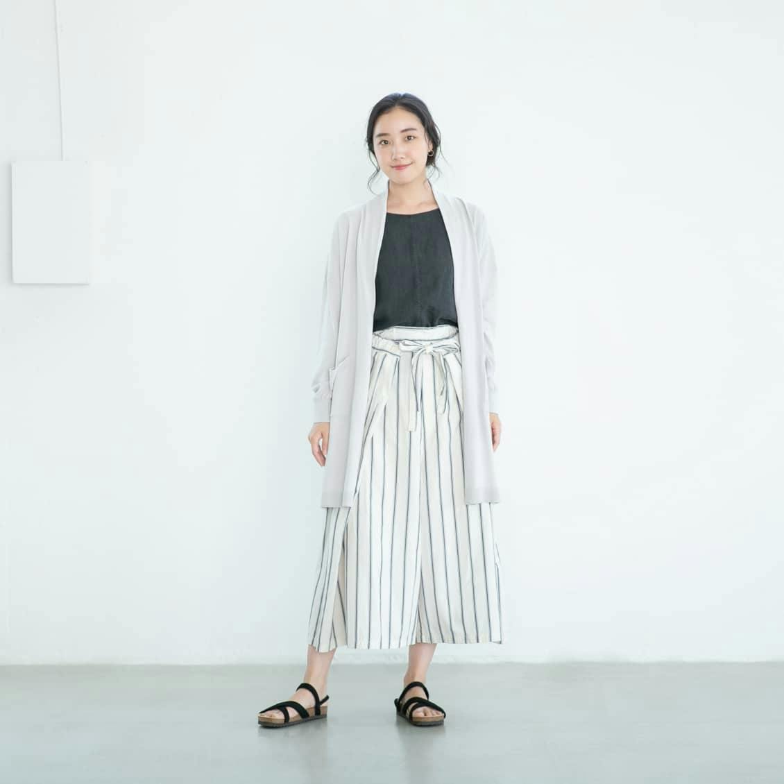 首もとまで安心」UVカットのロングカーディガン - 北欧、暮らし