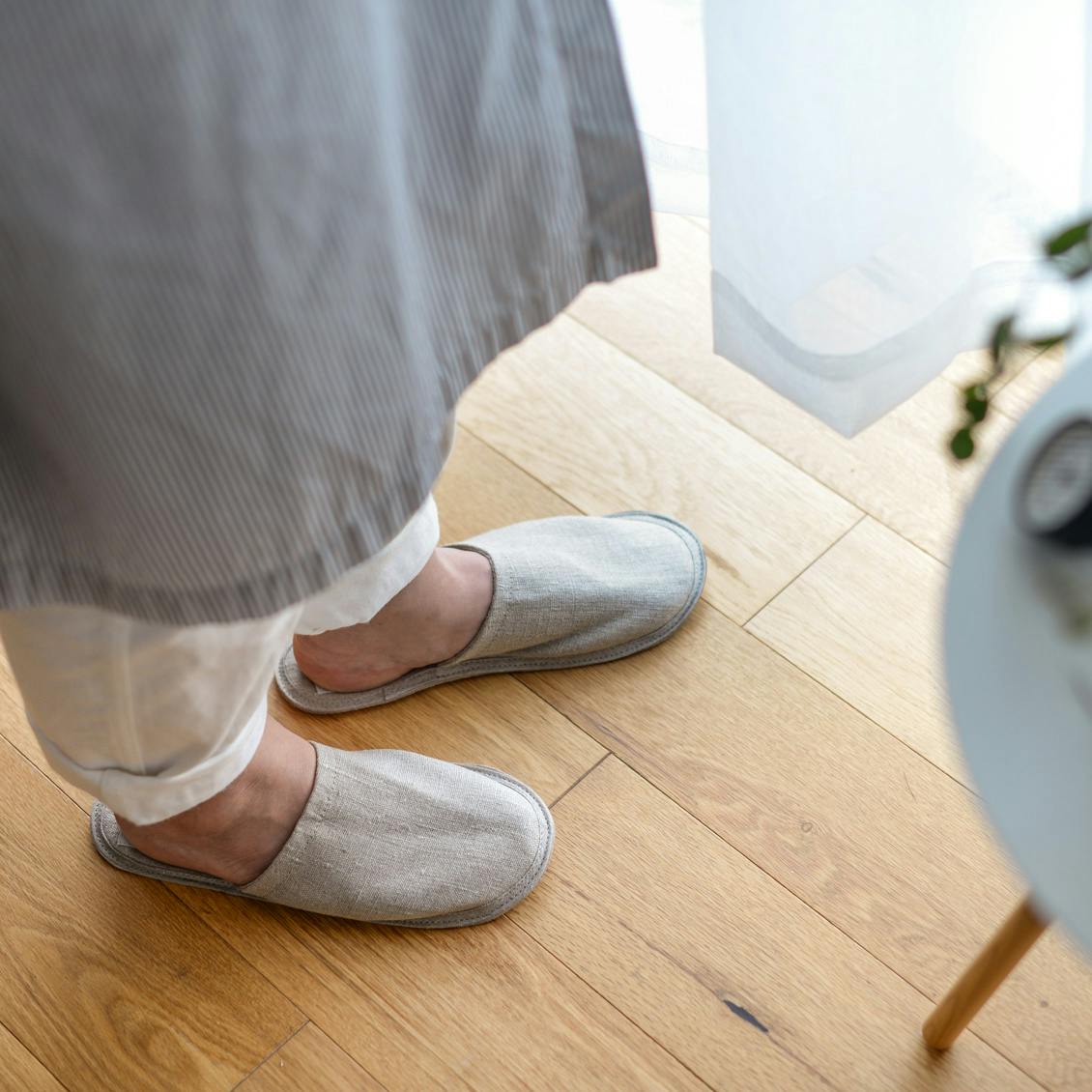 fog linen work / フォグリネン / スリッパ(Mサイズ/Lサイズ) - 北欧、暮らしの道具店 fog linen work / フォグリネン / スリッパ(Mサイズ/Lサイズ) - 北欧、暮らしの道具店