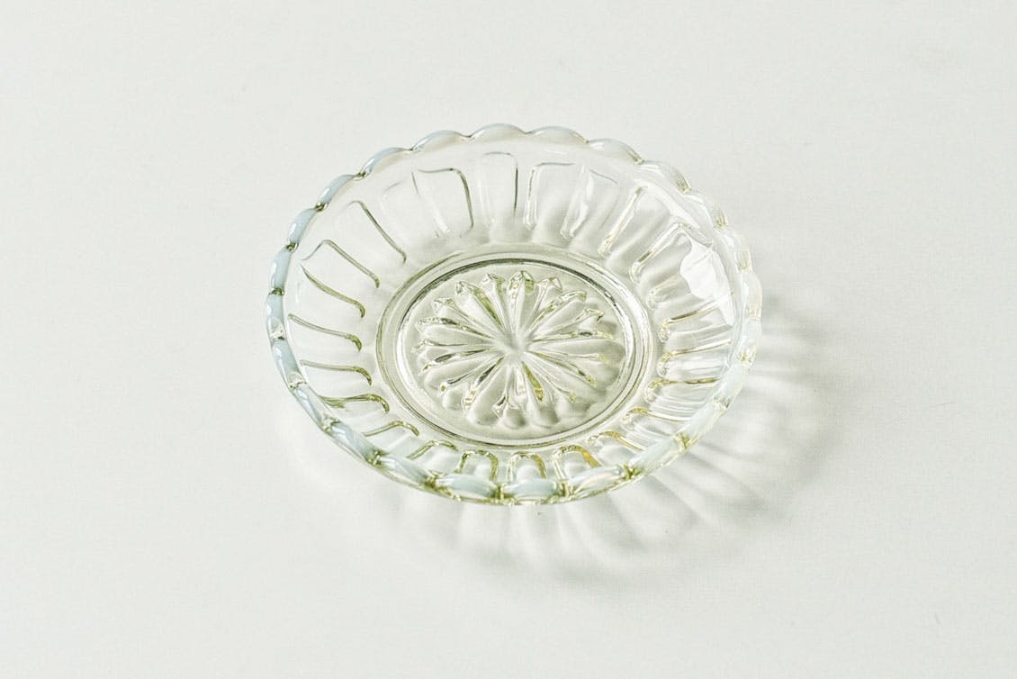 【取り扱い終了】廣田硝子/雪の花シリーズ/豆皿の商品写真