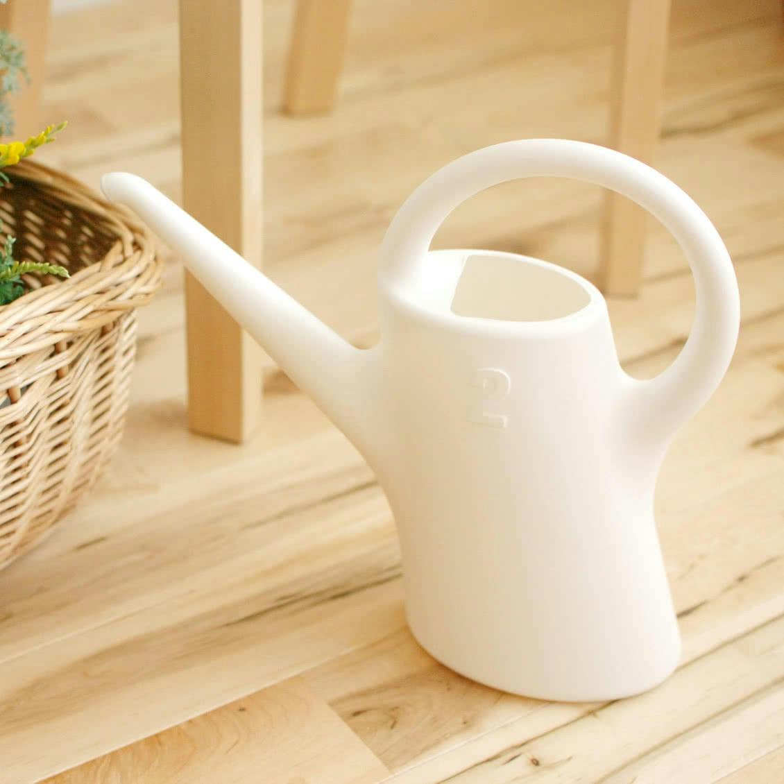 【取り扱い終了】フィンランド/PLASTEX社/Evergreen/じょうろ（2L）/ホワイトの商品写真