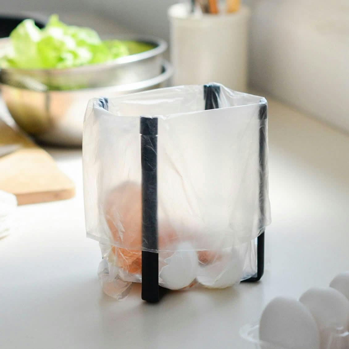tower/ポリ袋ホルダー（ブラック）の商品写真