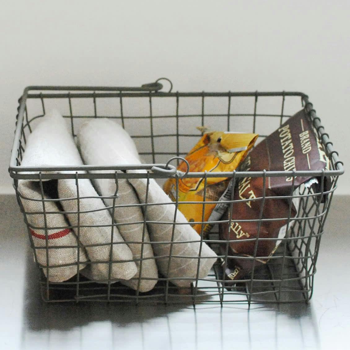 【取り扱い終了】fog linen work/フォグリネン/カゴ/ストレージバスケットの商品写真