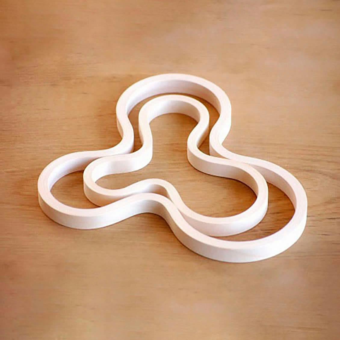 【取扱終了】フィンランド/majamoo/マヤムー/白樺のポットスタンド（大小セット）の商品写真