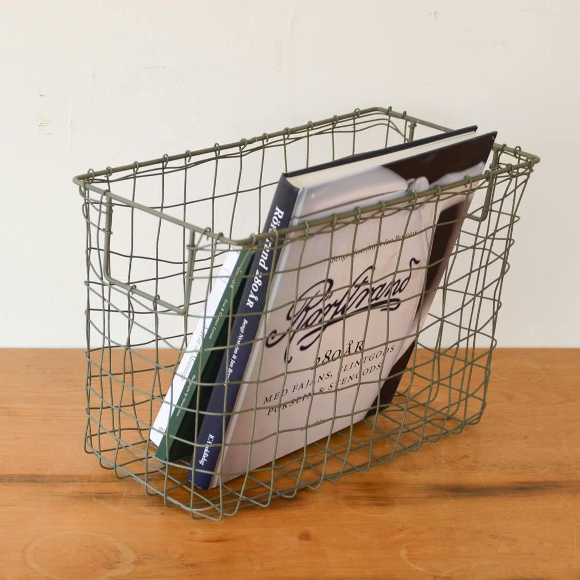 fog linen work/フォグリネン/カゴ/マガジンバスケットの商品写真