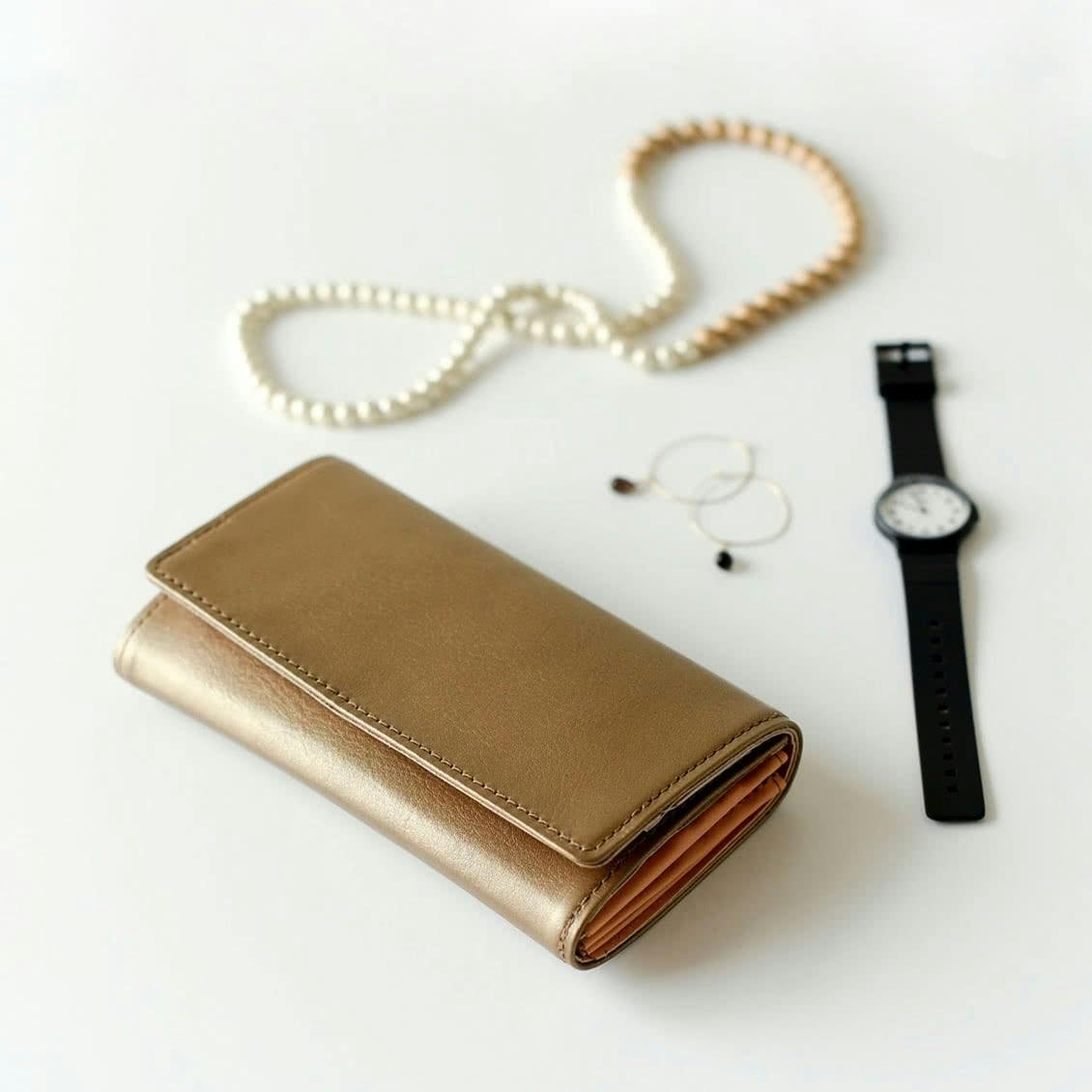 Permanent Age/パーマネントエイジ/長財布（ゴールド）の商品写真