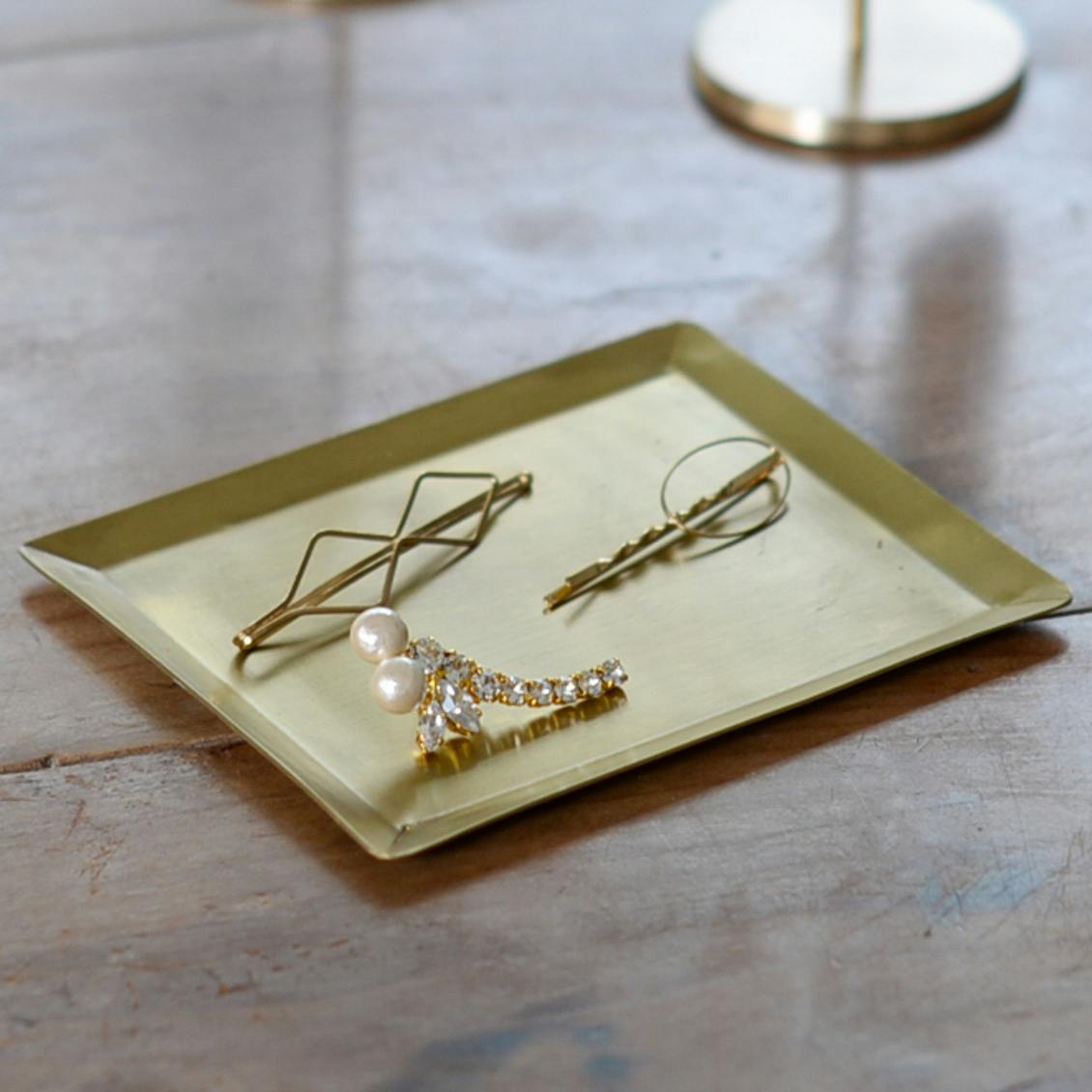 fog linen work/フォグリネンワーク/ブラスプレート 長方形の商品写真