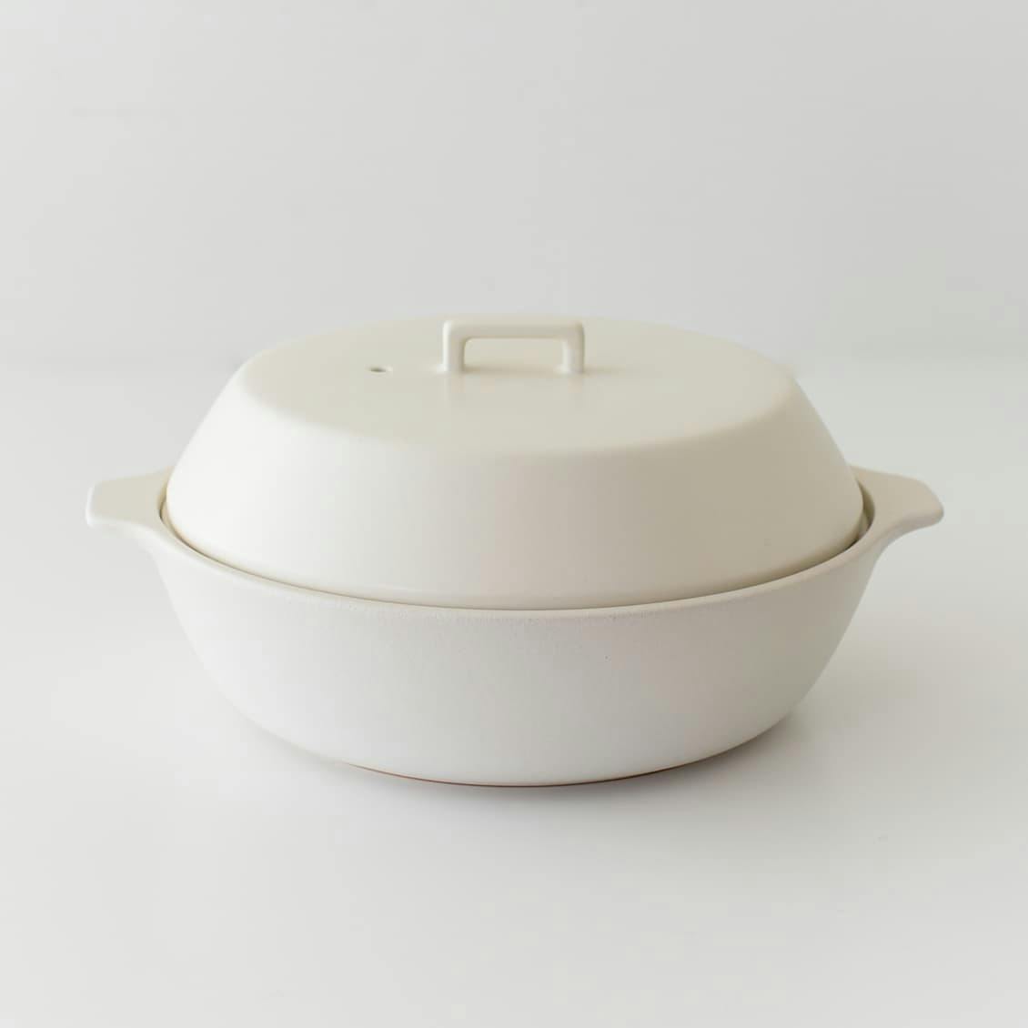 【取り扱い終了】KINTO/KAKOMI/カコミ/IH対応土鍋 3〜4人用（ホワイト）の商品写真