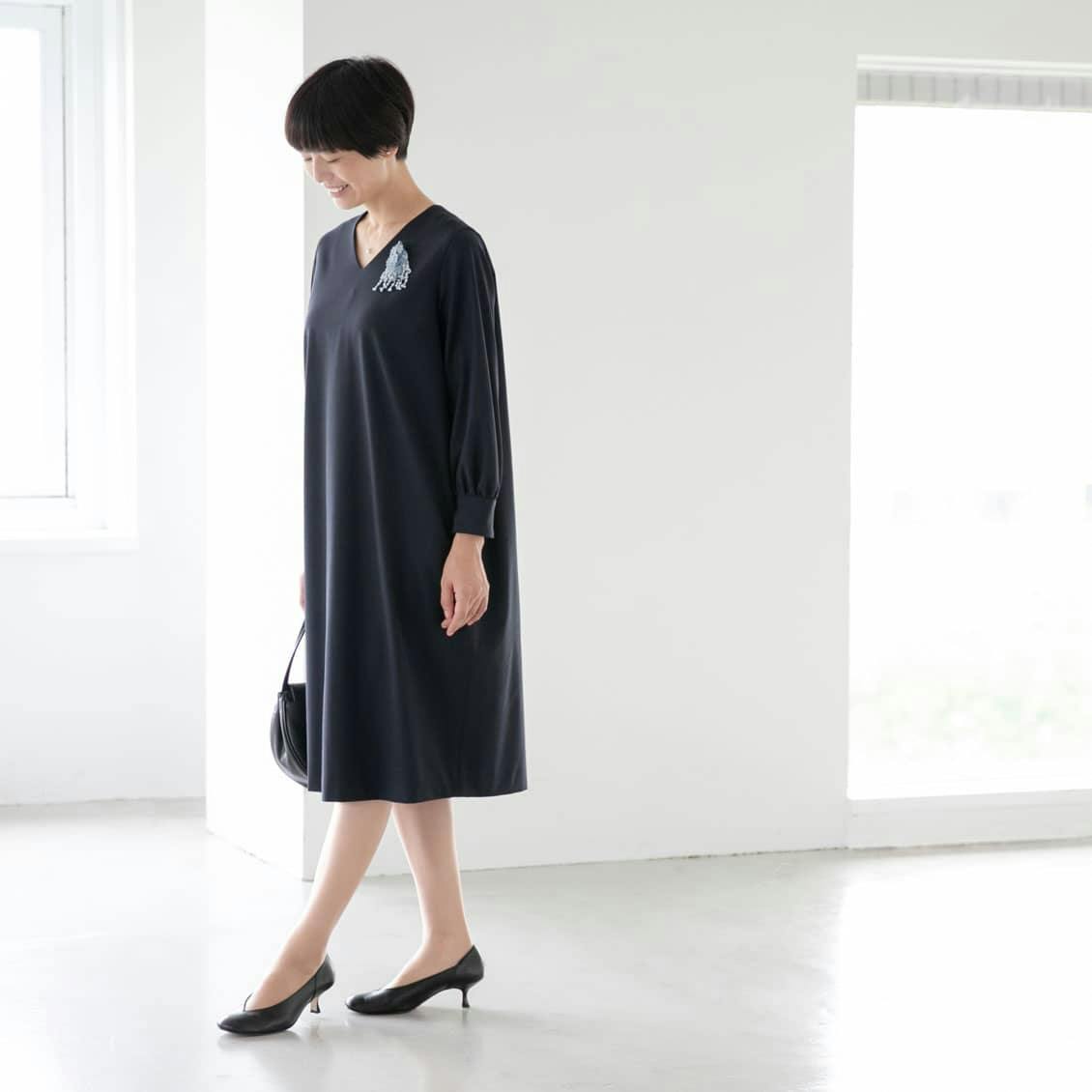 大切な日もわたしらしく フォーマルワンピース コクーン Atelier Naruse Kurashi Trips Publishing 北欧 暮らしの道具店