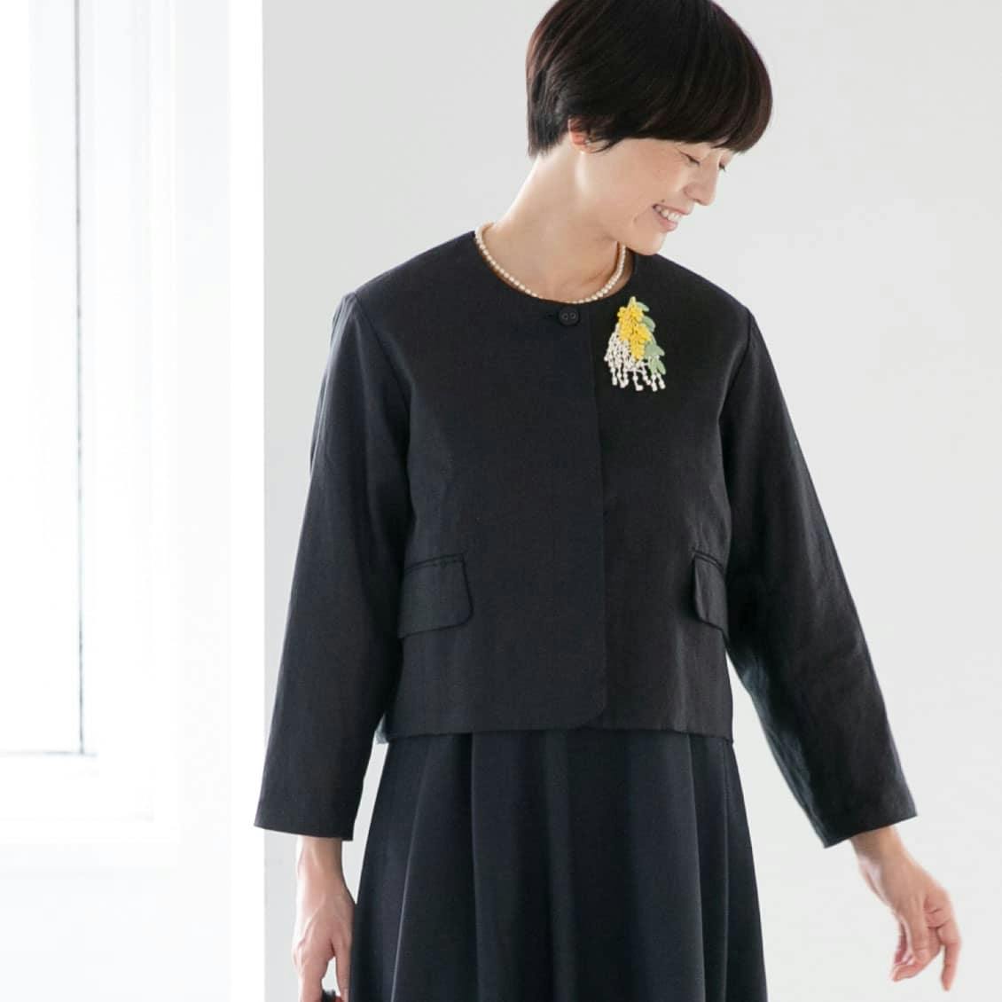 フォーマルワンピースに合うジャケット Atelier Naruse Kurashi Trips Publishing 北欧 暮らしの道具店