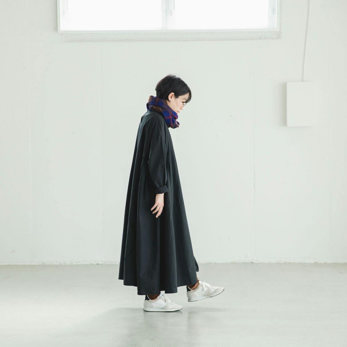 着用レビュー】Gauze#の「ギャザーワンピース」を身長別3名の