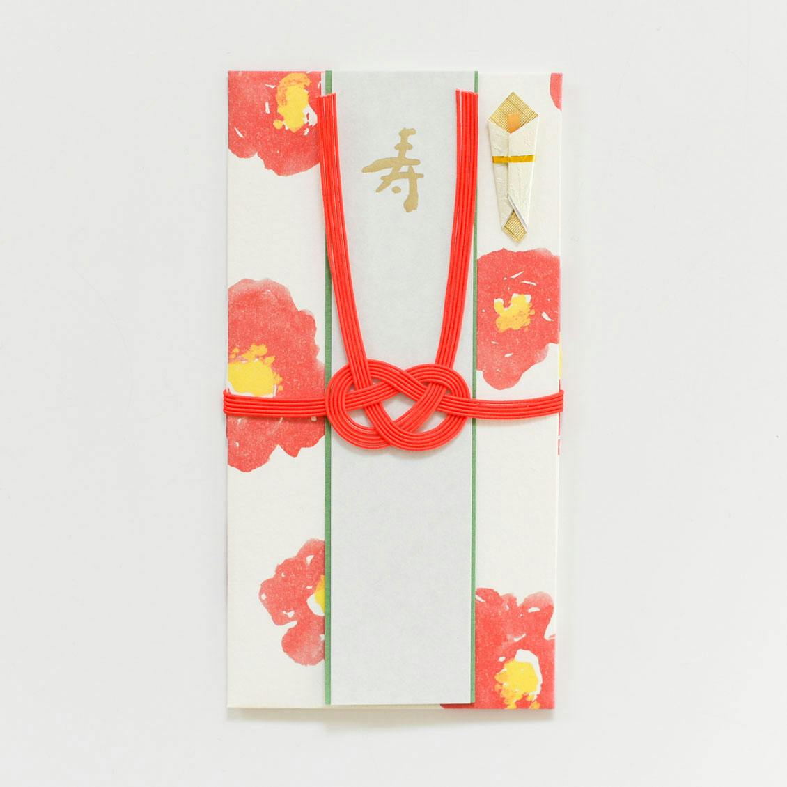 【取り扱い終了】イイダ傘店 / ご祝儀袋（椿）の商品写真