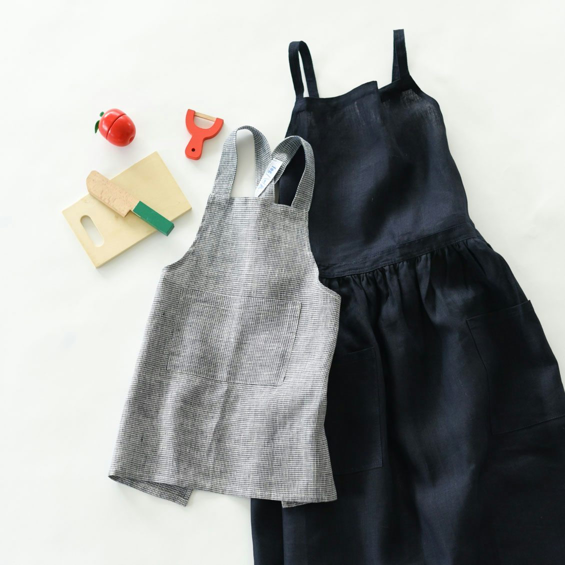 当店別注】fog linen work / キッズエプロン(85〜110cm 当店別注】fog linen work / キッズエプロン(85〜110cm