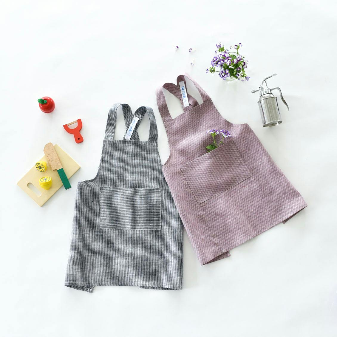 北欧暮らしの道具店　エプロン リネンのエプロンワンピース / fog linen work×KURASHI&Trips