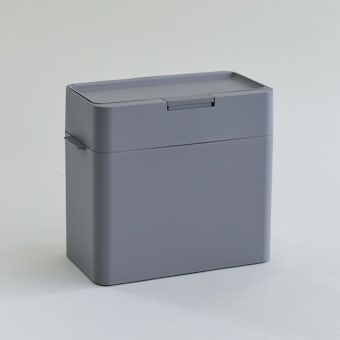 ニオイをフタする  密閉ダストボックス / ゴミ箱（9.5L / グレー）の商品写真