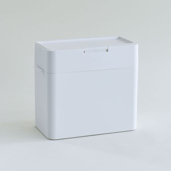 ニオイをフタする  密閉ダストボックス / ゴミ箱（9.5L / ホワイト）の商品写真