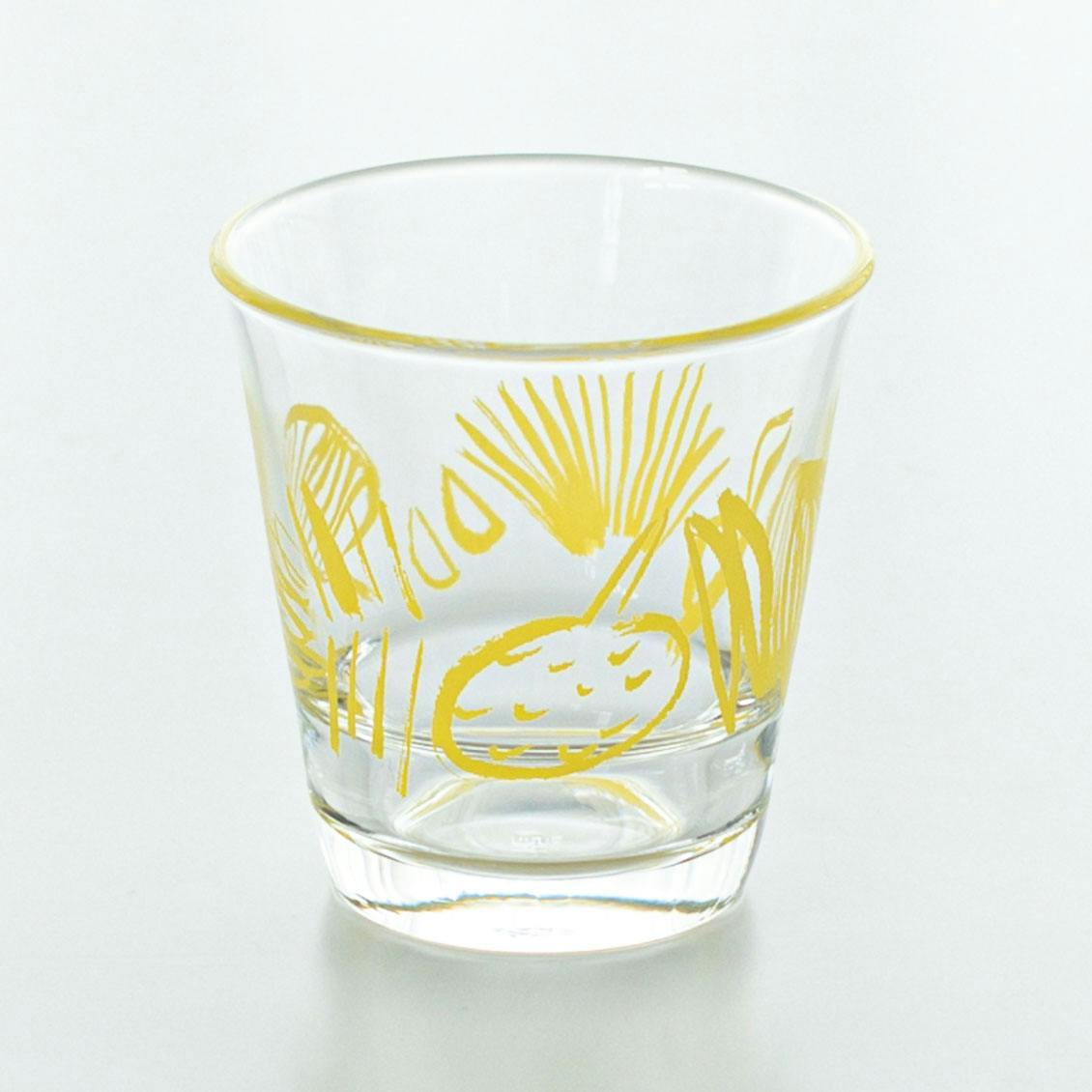 【取り扱い終了】テーブル華やぐフルーツ柄のグラス / サトウアサミ×KURASHI&Trips PUBLISHING（イエロー）の商品写真