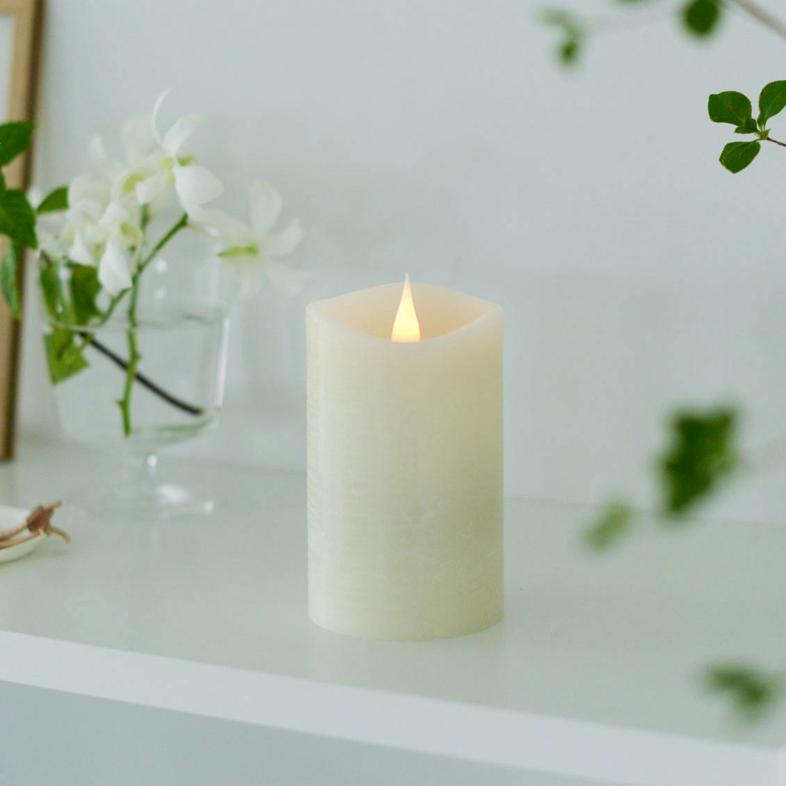 LEDキャンドル　エンキンドル　ENKINDDLE  2個セット カメヤマ3D/LEDキャンドル『ENKINDDLE(エンキンドル)ラスティク