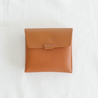 【次回入荷未定】.URUKUST / ウルクスト / しかくの革財布 （ブラウン）の商品写真