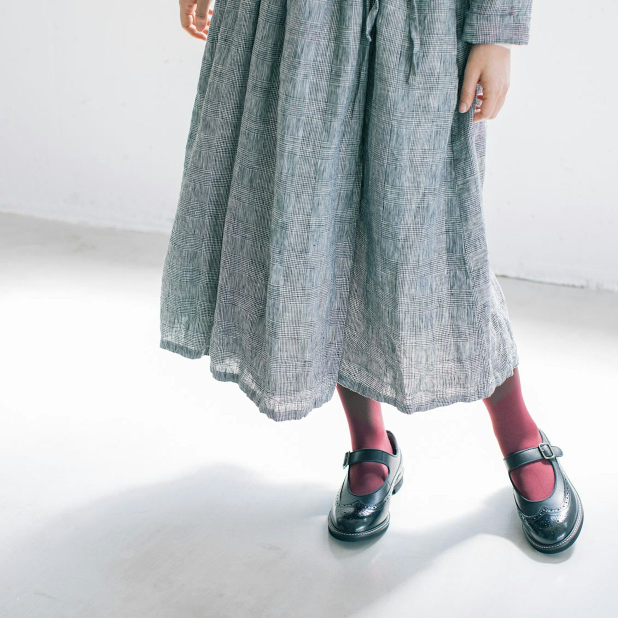 30%OFF】【当店別注】fog linen work / 秋チェックのリネン 30%OFF】【当店別注】fog linen work / 秋チェックのリネン