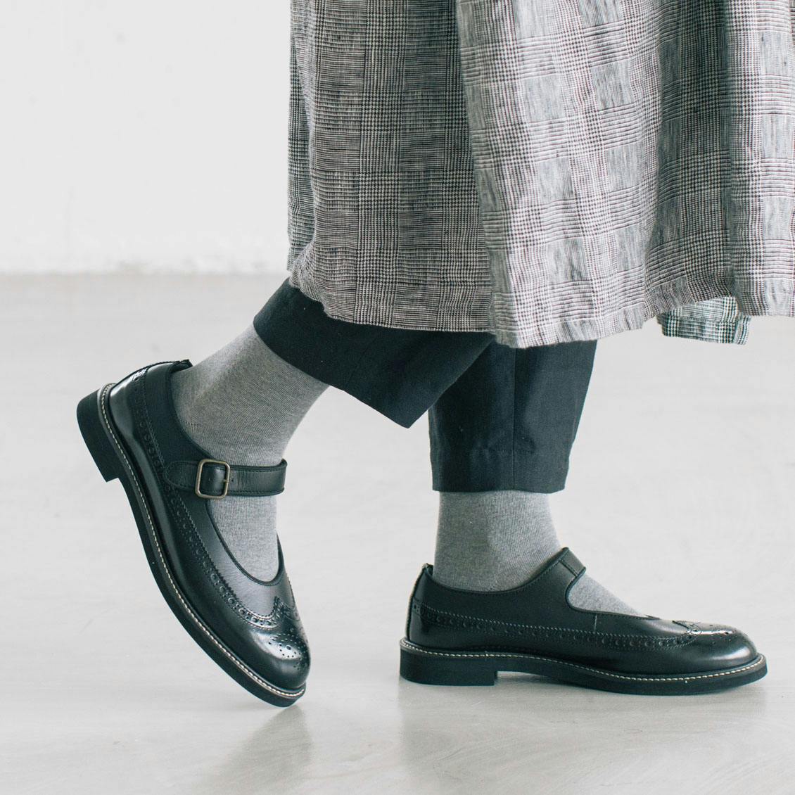 FALKE / ファルケ / FAMILY TIGHTS / コットンタイツ（グレー）の商品写真