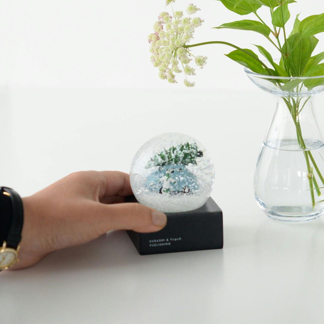数量限定 スノードーム 今日はマーケットでお買いもの 北欧 暮らしの道具店