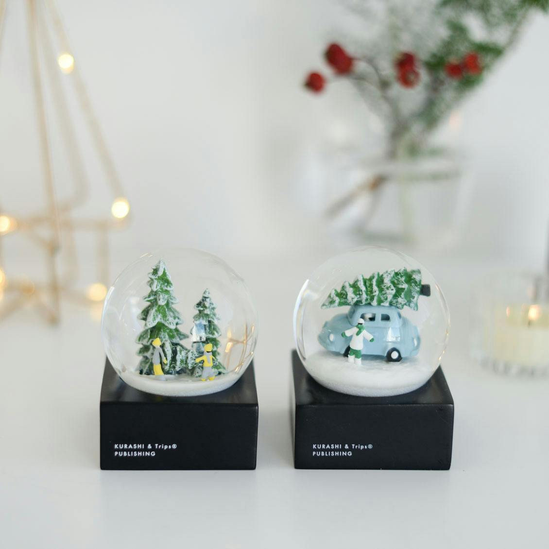 数量限定 スノードーム 今日はマーケットでお買いもの 北欧 暮らしの道具店