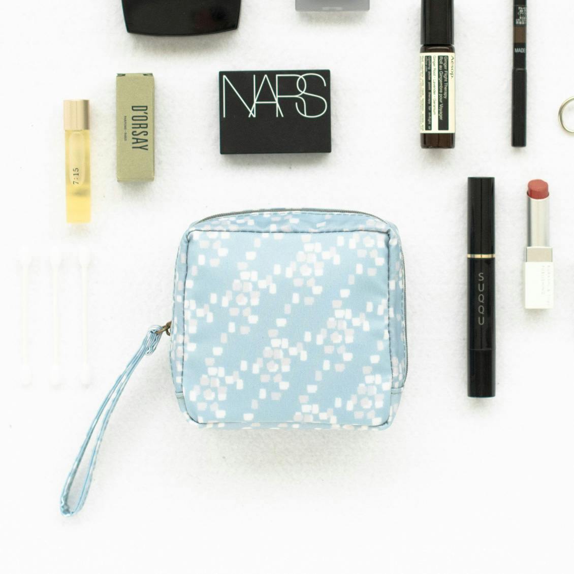 「いつも可愛くスッキリ叶う」メイクポーチ / ブルーの商品写真