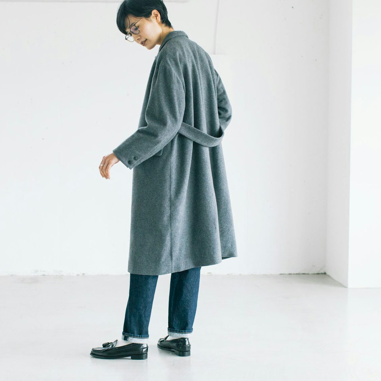 冬のお出かけも私らしく」3WAYアレンジ襟のかろやかチェスター 冬のお出かけも私らしく」3WAYアレンジ襟のかろやかチェスター