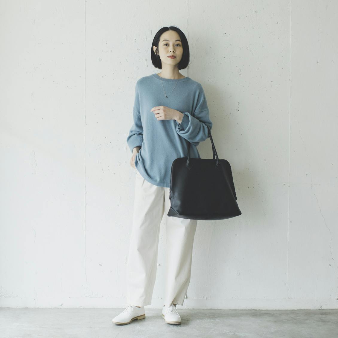 CLASKA  THE FACTORY / レザートートバッグ / Silva Tote Bag Leather noir - 北欧、暮らしの道具店