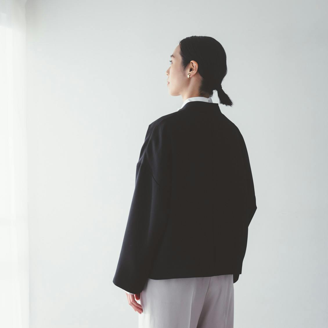 気持ちに寄りそうブラックフォーマルジャケット（S / M サイズ