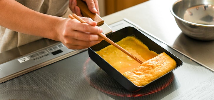 お料理上手になれる、玉子焼フライパン
